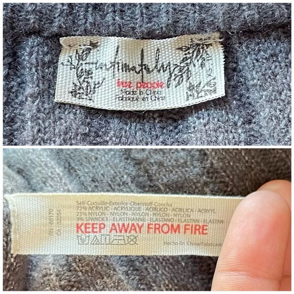 Free People Intimately Black Floral Bodysuit size XS preowned - Picture 7 of 7